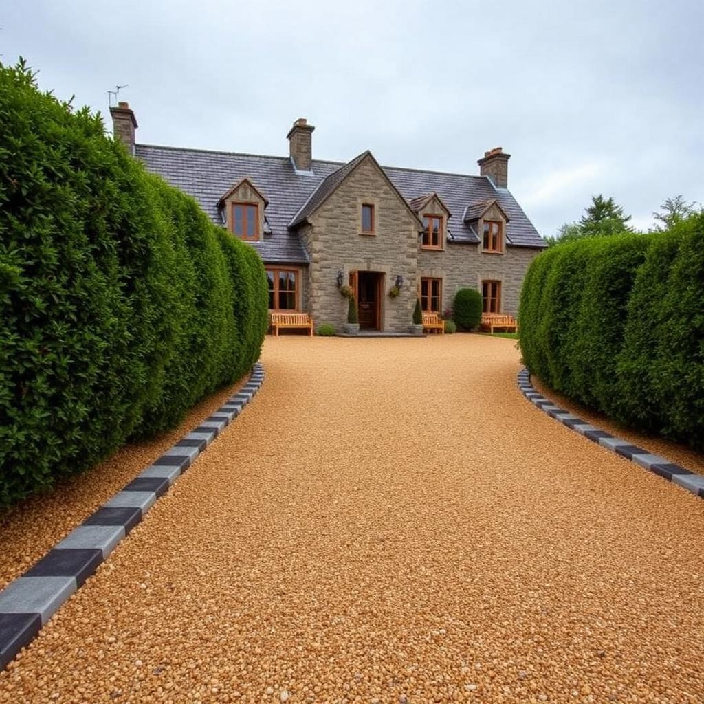 Natural Stone & Gravel Driveways — recent Dublin job